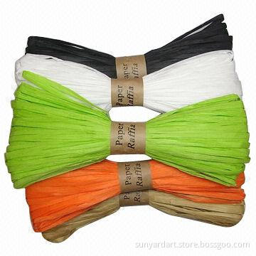 Raffia gift ribbon, bundle of gift wrapping decoration